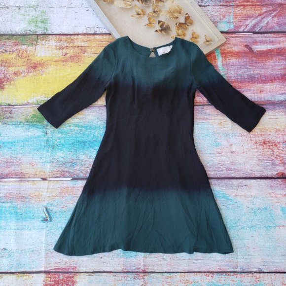 Anthro Chloe Oliver Berry Hill Ombre Dress Size M - Picture 2 of 8